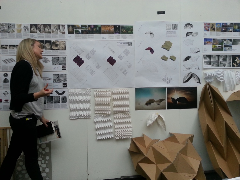 Charlotte Yates' Origami Roofs 