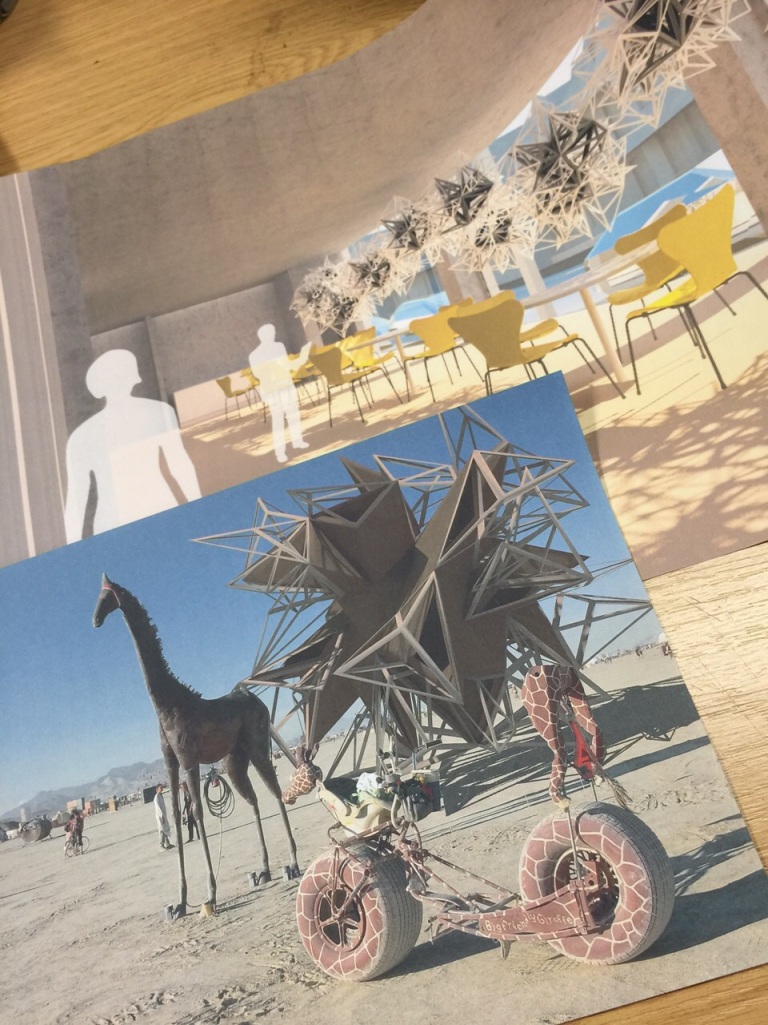 Aslan Adnan's early proposals for Buro Happold and Burning Man 